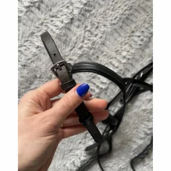 Filet noir strass équitation