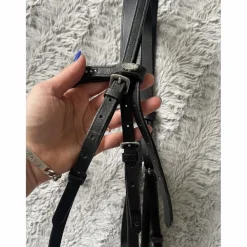 Filet noir strass équitation