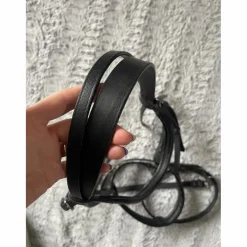 Filet noir strass équitation