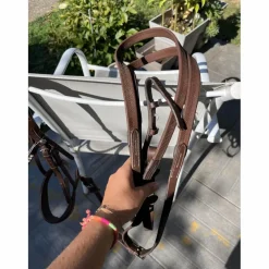 Filet norton + frontal Hekktor Leather + rênes (tout en taille Full)