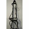 Filet USG noir avec liseré blanc taille cob avec mors 12.5