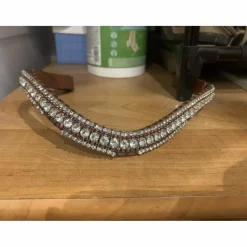 Frontal Bling your Horse bordeaux et argent