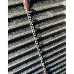 Frontal chaîne argent