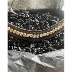 Frontal cristaux Swarovski rose doré