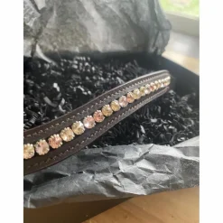 Frontal cristaux Swarovski rose doré