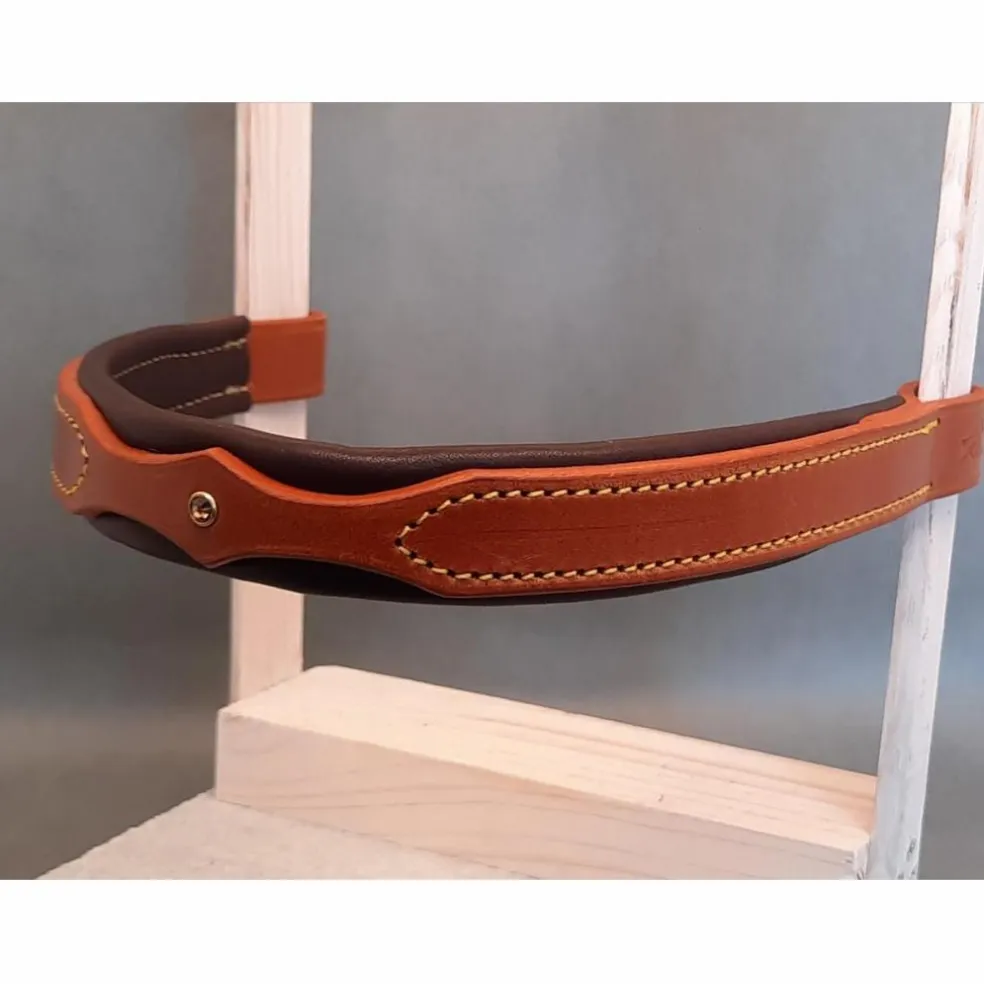 Frontal en cuir cheval