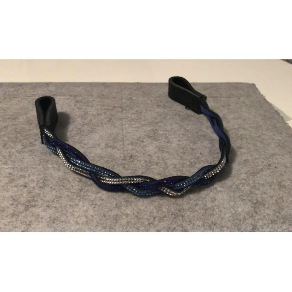 Frontal Strass bleu Poney