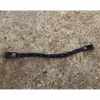 Frontal tressé noir à strass bleu marine