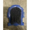 gant brosse massant pansage bleu
