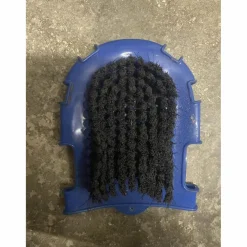 gant brosse massant pansage bleu