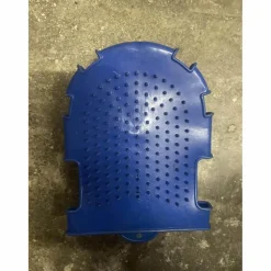 gant brosse massant pansage bleu