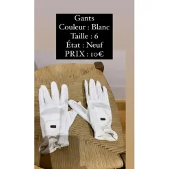 Gants Blanc