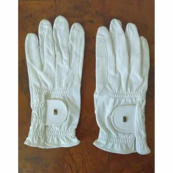 Gants d’équitation blancs Roeckl Grip