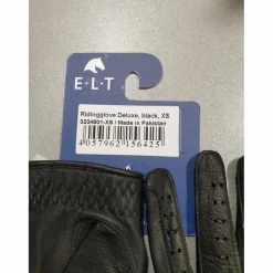 Gants noirs ELT Deluxe cuir