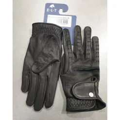 Gants noirs ELT Deluxe cuir