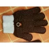 Gants équitation enfant TRICOT marron bleu ciel FOUGANZA 4 - 6 ans