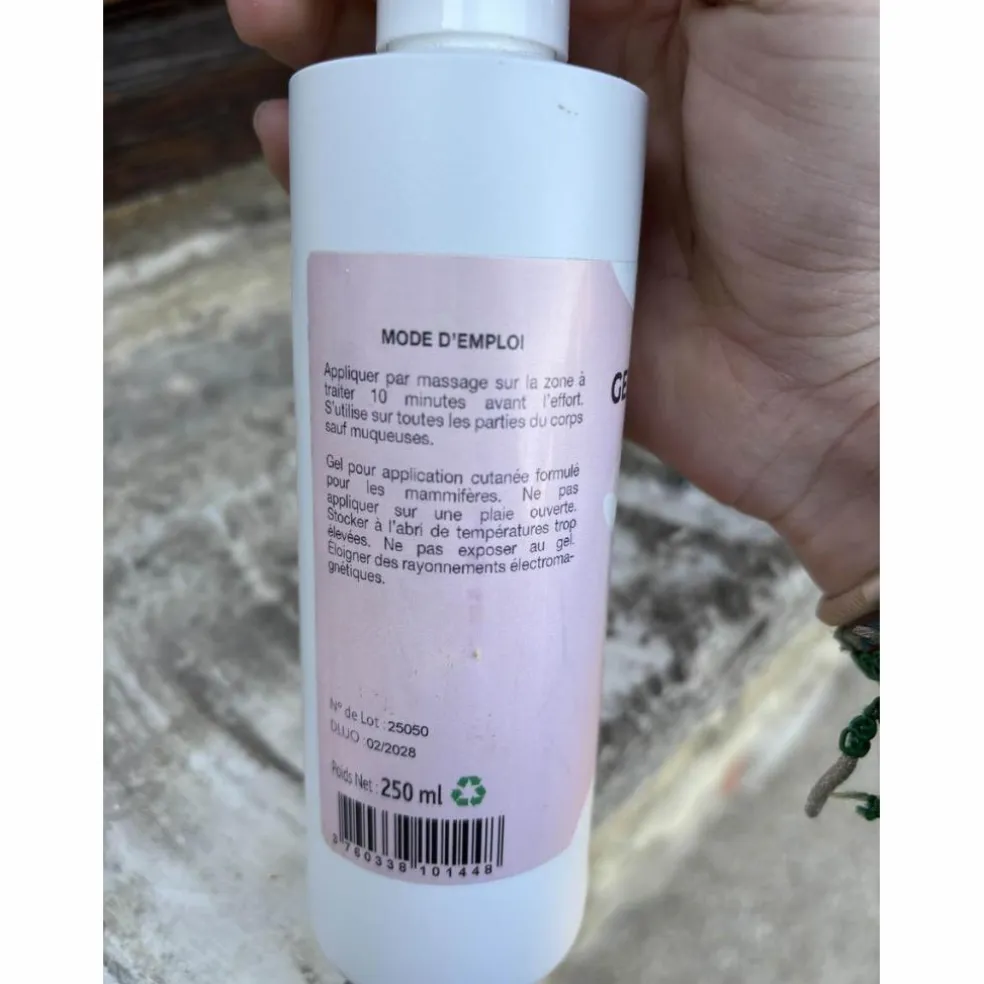 Gel de massage chauffant