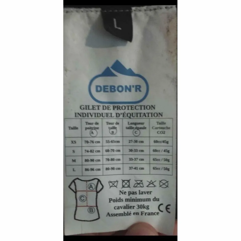 gilet airbag debon'r