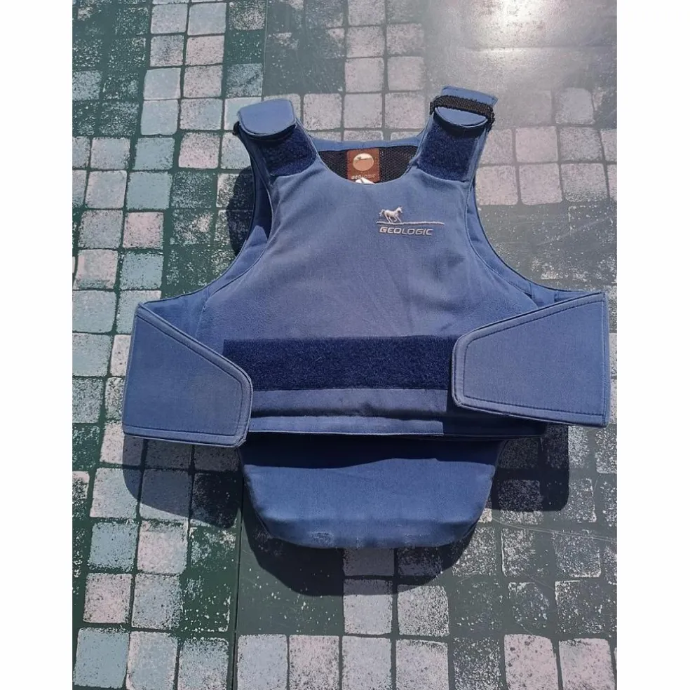 Gilet de cross bleu