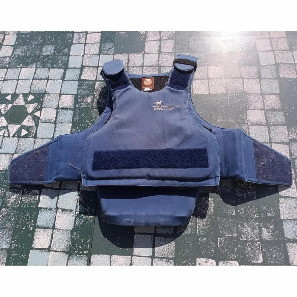 Gilet de cross bleu