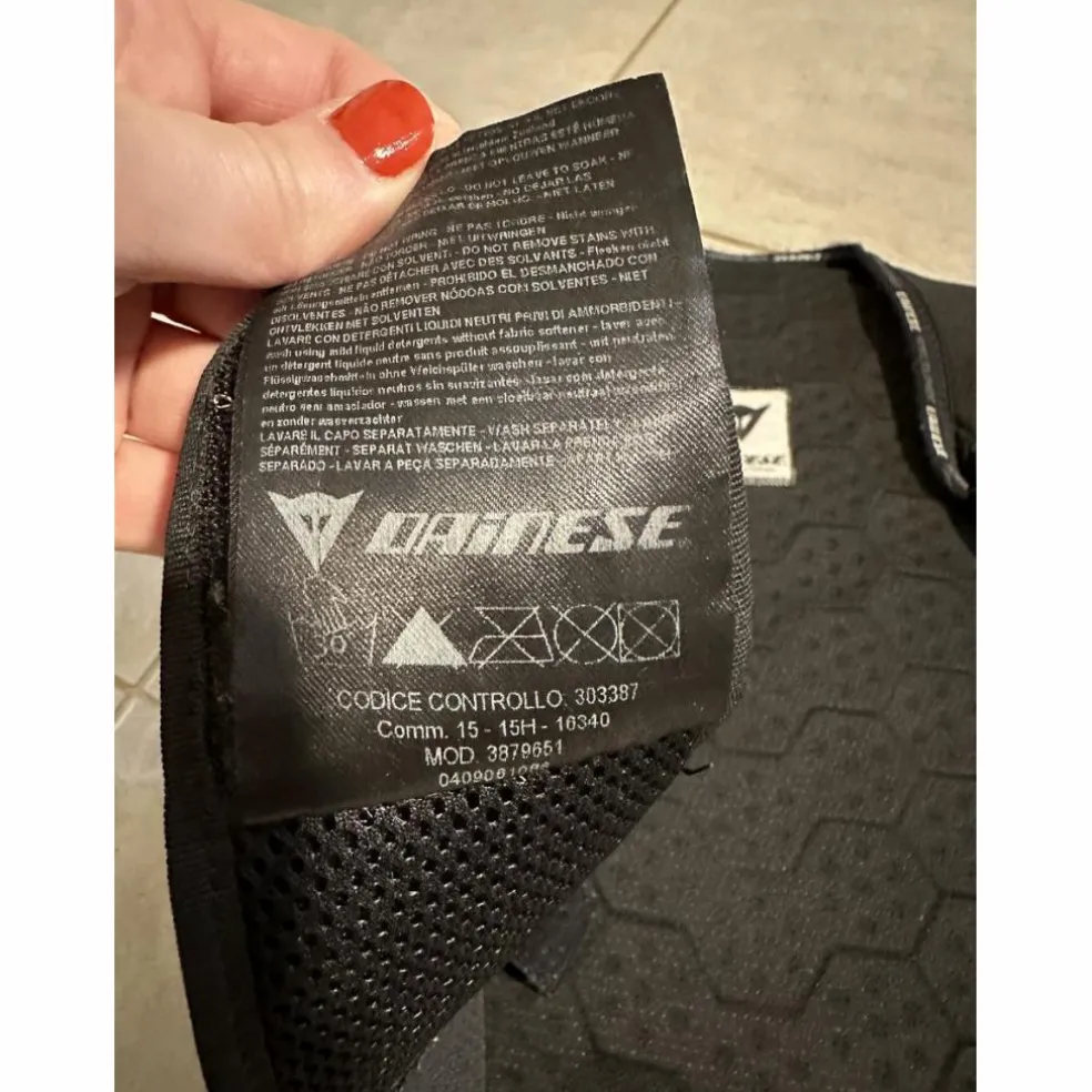Gilet de protection dorsale Dainese taille M enfant