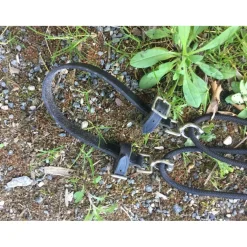 Gogue cuir noir
