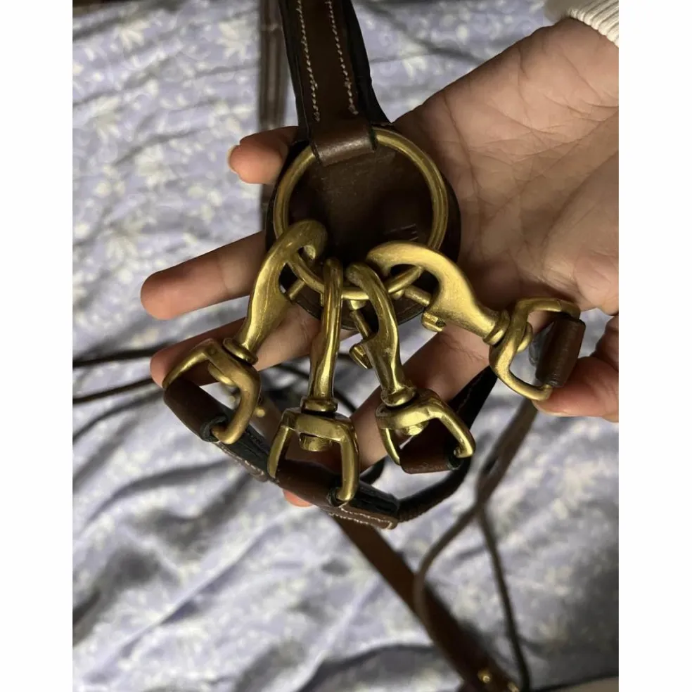 Gogue en cuir Éric Thomas taille full