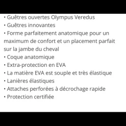 guêtre ouverte Olympus Marron