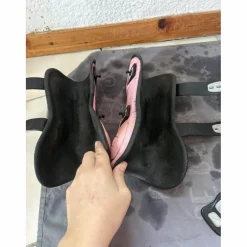 Guêtres + Protège-boulets HEXA rose – matière imperméable, facile à nettoyer