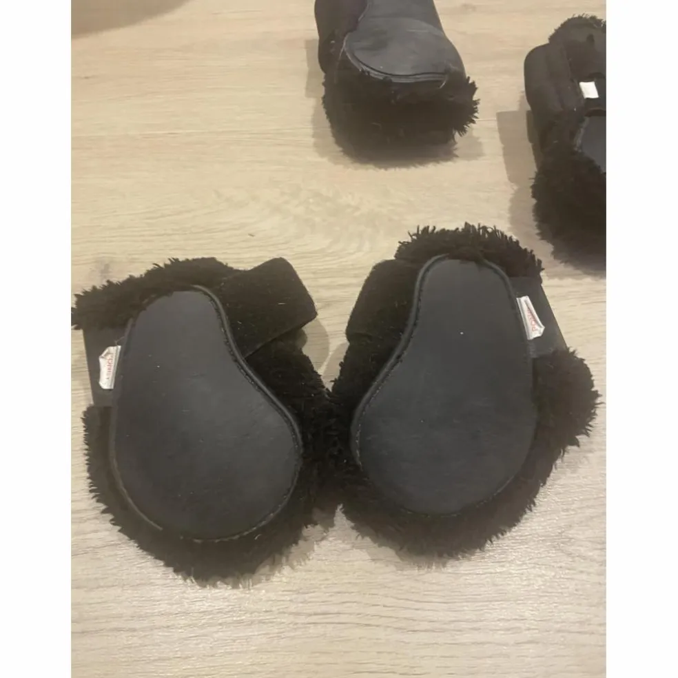Guêtres + Protège-boulets moutons noir - Taille poney - Marque Norton