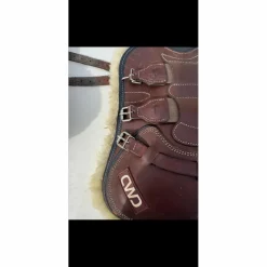 Guêtres cuir avec boucles et mouton CWD