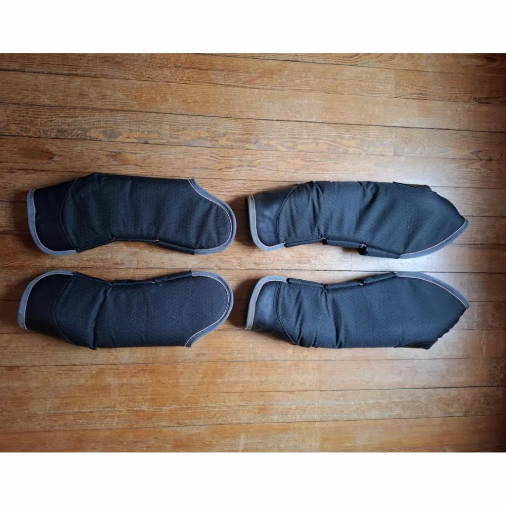Guêtres de transport Weatherbeeta larges languettes, set de 4 pièces