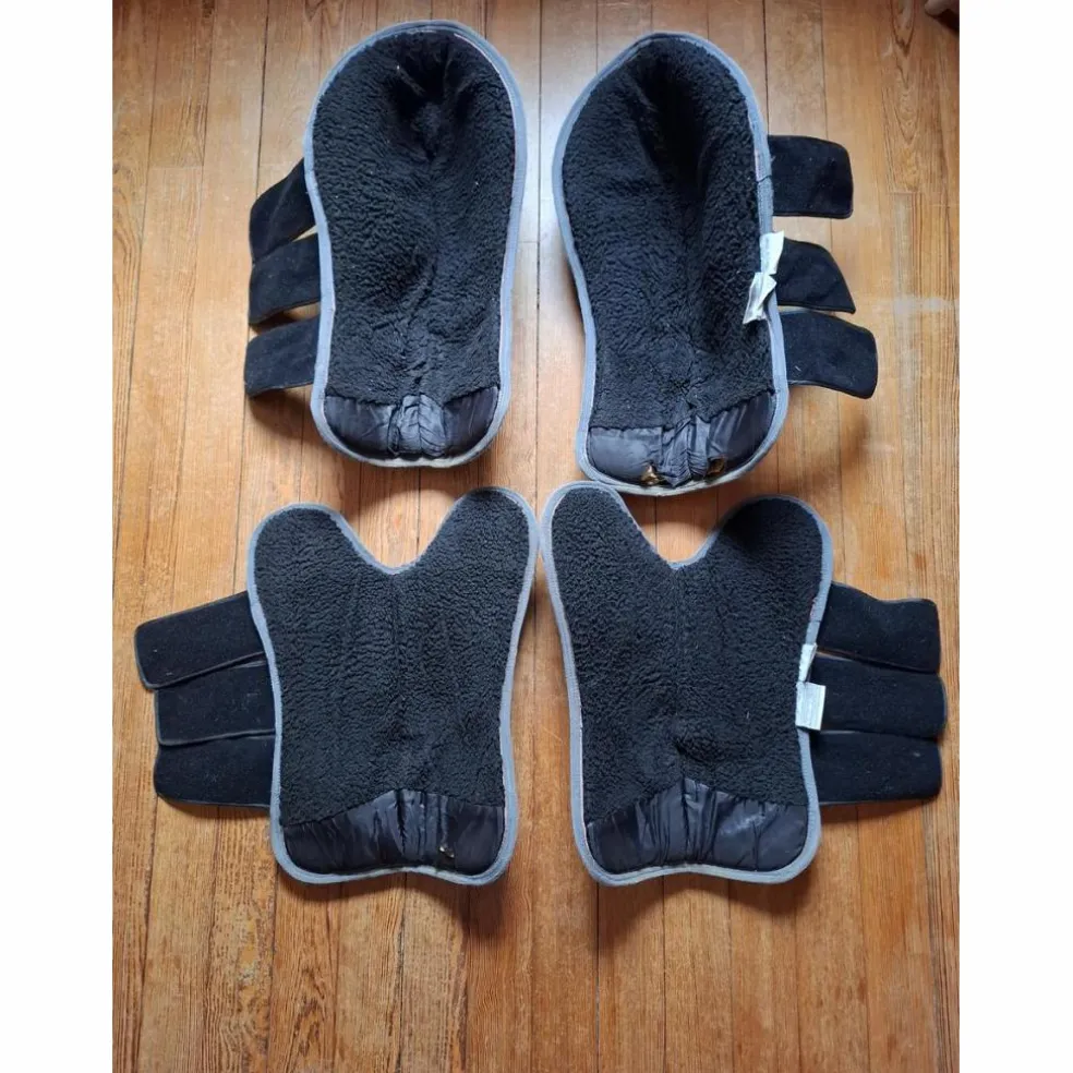 Guêtres de transport Weatherbeeta larges languettes, set de 4 pièces