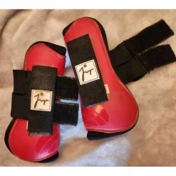 Guêtres et protèges boulets JMR, rouge