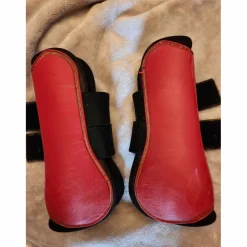 Guêtres et protèges boulets JMR, rouge