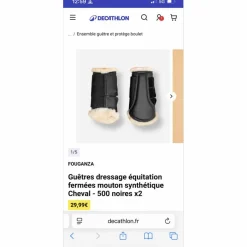 Guêtres fermées