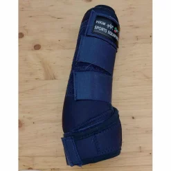 guêtres fermées bleues