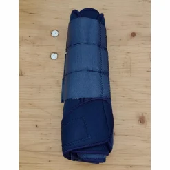 guêtres fermées bleues