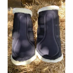Guêtres fermées de dressage noir/blanc