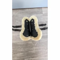 Guêtres mouton synthétique Jacson Florens - Noires - Full