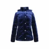 Harcour Doudoune velours Femme