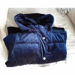 Harcour Doudoune velours Femme