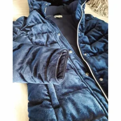 Harcour Doudoune velours Femme