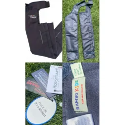 Horseware Rambo Kids Cotton Lined Chaps showerproof bleu foncé