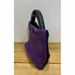 Housses d'étriers noire/violet