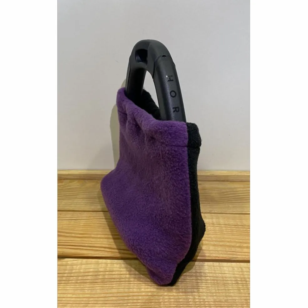 Housses d'étriers noire/violet