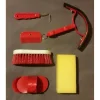 Kit de pansage rouge pour enfant (+ mallette)
