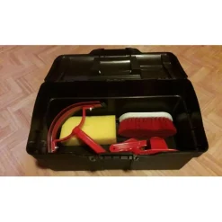 Kit de pansage rouge pour enfant (+ mallette)