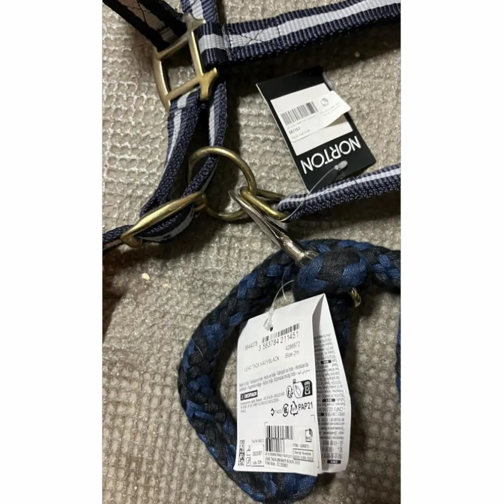 Licol + longe Bleu Norton