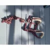 licol bordeaux avec longe
